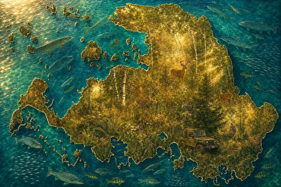 Ai Trained and photoshop artistic rendering of summer on Drummond